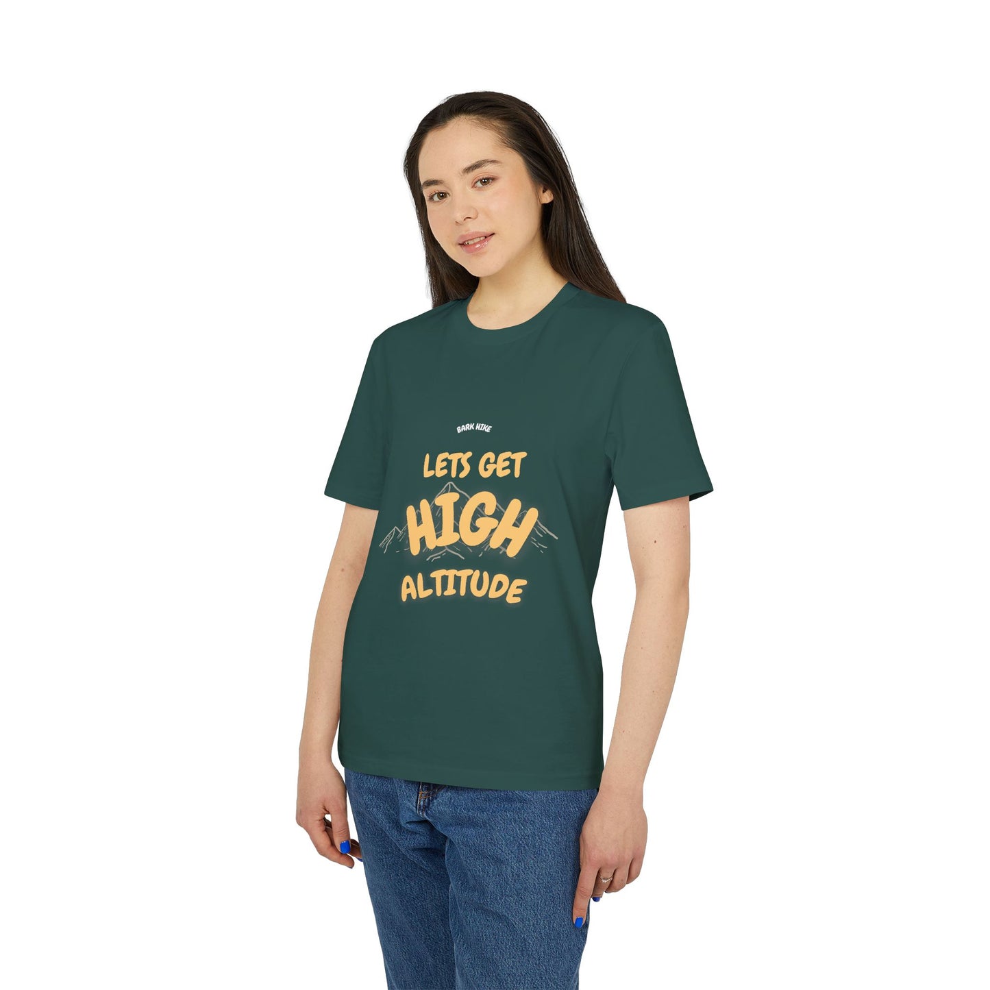 High Altitude Unisex T-Shirt, Fun Graphic Tee for Creators, Youthful and Inspiring, Perfect for Casual Wear and Gifts