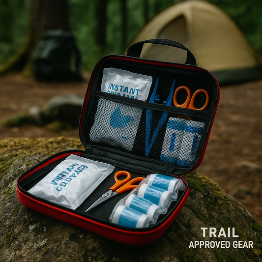 Bark Hike™ Trail Medic Kit – 61-Piece Dog First-Aid Pack for Hiking & Outdoor Adventures