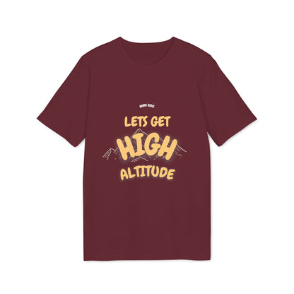 High Altitude Unisex T-Shirt, Fun Graphic Tee for Creators, Youthful and Inspiring, Perfect for Casual Wear and Gifts