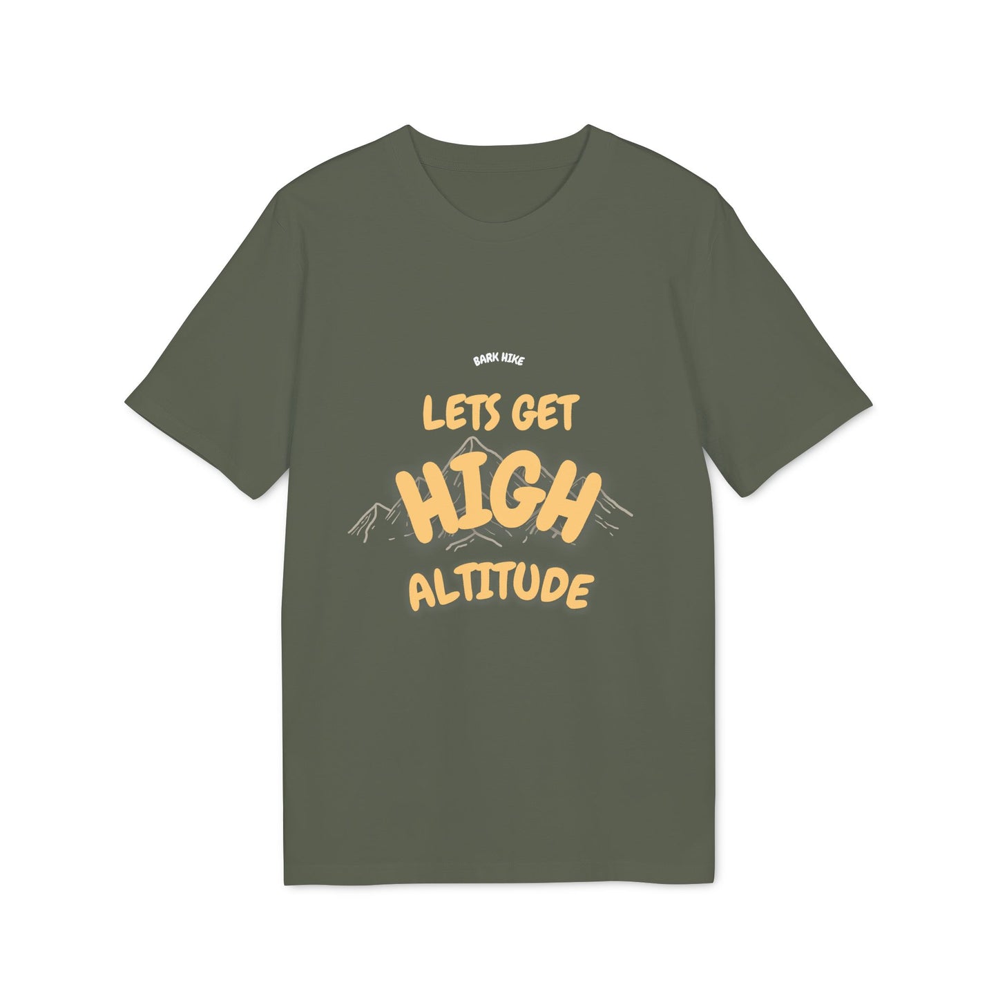 High Altitude Unisex T-Shirt, Fun Graphic Tee for Creators, Youthful and Inspiring, Perfect for Casual Wear and Gifts