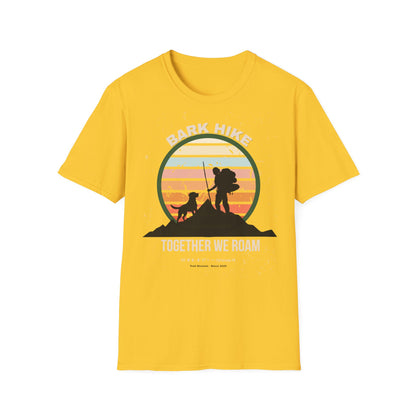 Together We Roam – Bark Hike Trail Division Tee For those who follow paw prints, not paths.