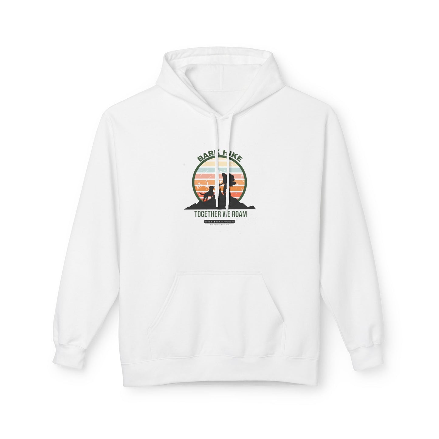 Together We Roam – Bark Hike Trail Division Hoodie For those who follow paw prints, not paths.