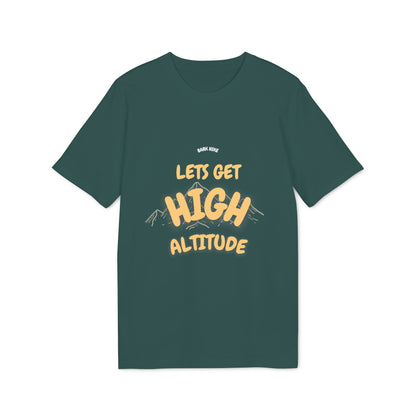 High Altitude Unisex T-Shirt, Fun Graphic Tee for Creators, Youthful and Inspiring, Perfect for Casual Wear and Gifts