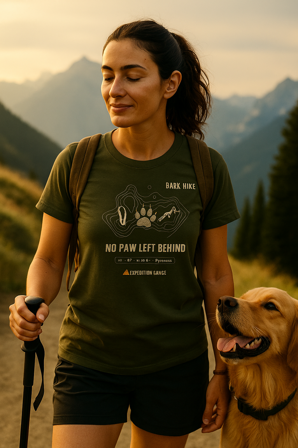 Bark Hike Expedition Tactical – “No Paw Left Behind” | Olive Drab