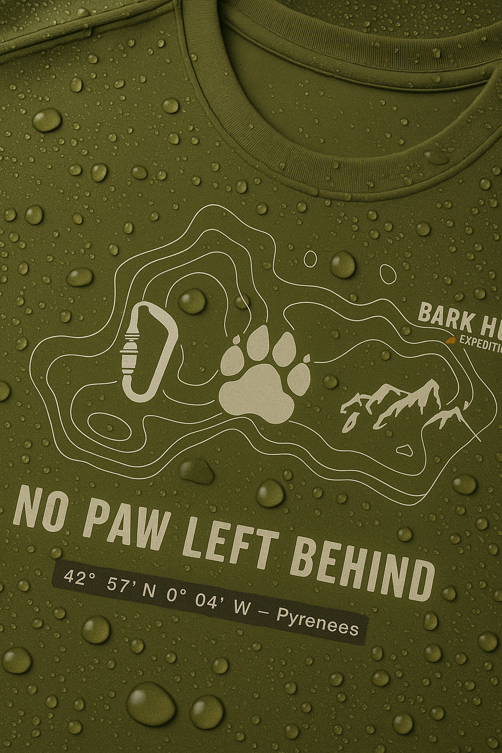Bark Hike Expedition Tactical – “No Paw Left Behind” | Olive Drab