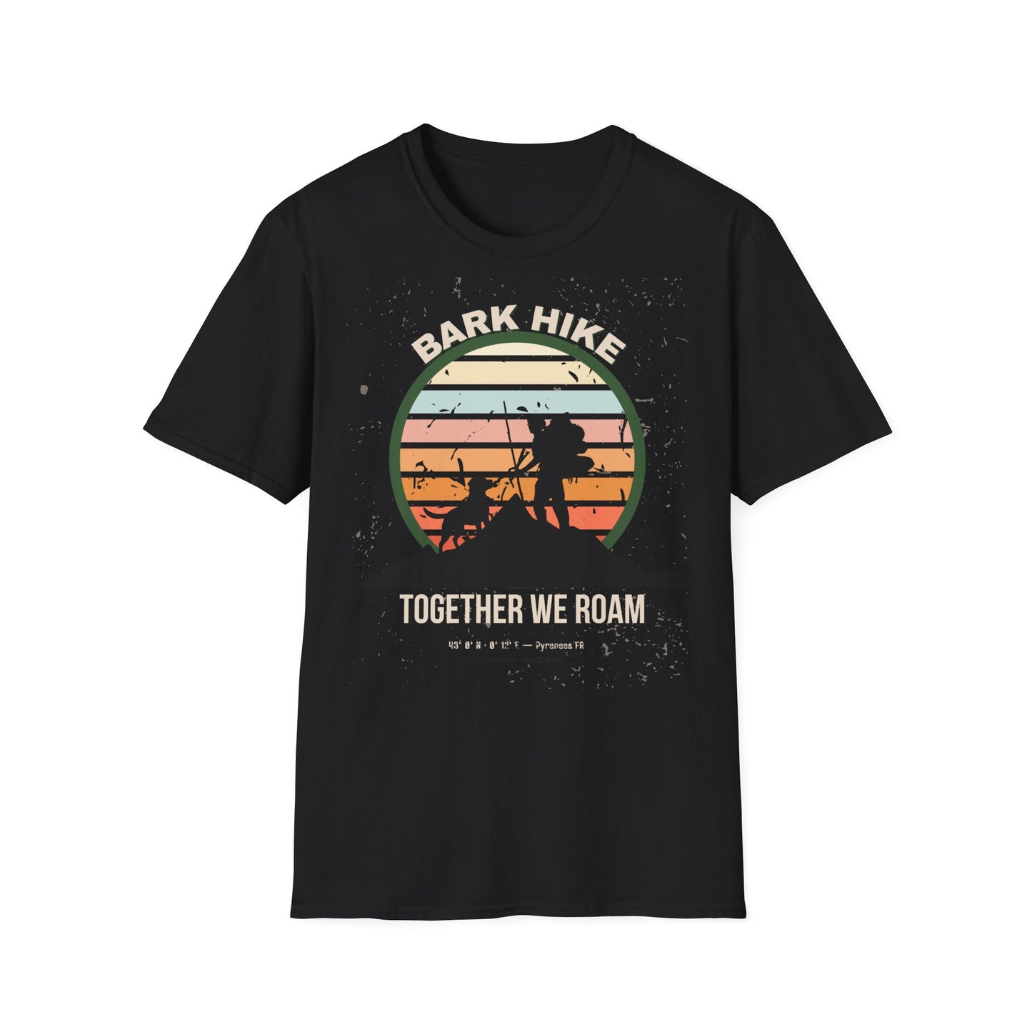 Together We Roam – Bark Hike Trail Division Tee For those who follow paw prints, not paths.