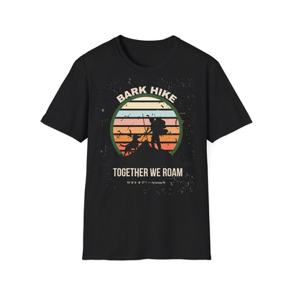 Together We Roam – Bark Hike Trail Division Tee For those who follow paw prints, not paths.