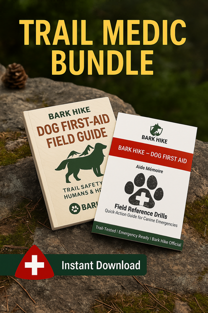Bark Hike™ Trail Medic Bundle – Dog First Aid + Aide Mémoire (Digital Download)