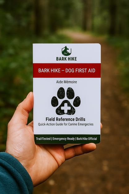 Bark Hike™ Trail Medic Bundle – Dog First Aid + Aide Mémoire (Digital Download)