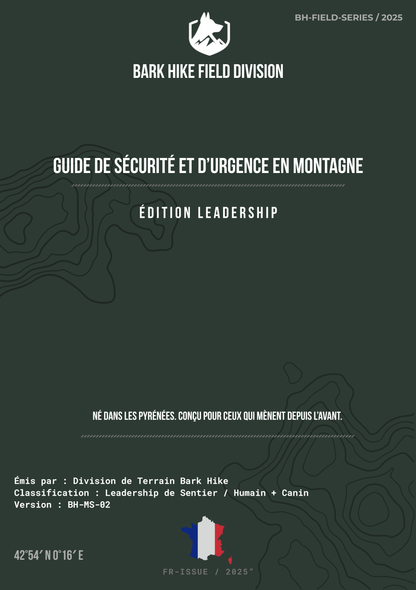 Bark Hike™ Field Manual: Mountain Safety & Emergency (Leadership Edition)