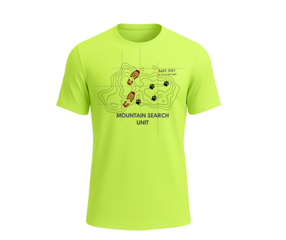 Bark Hike Expedition Search Unit - Technical Rescue Tee (Hi-Vis)